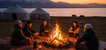 Evenings by the campfire: Photo